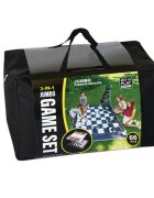HAPE Set cu 3 jocuri de exterior Sah dame si table