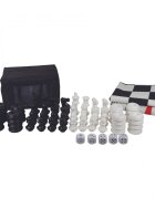 HAPE Set cu 3 jocuri de exterior Sah dame si table