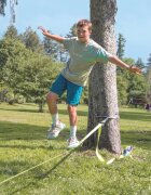HAPE Slackline clasic cu clichet metalic 15 m
