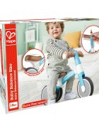 HAPE Tricicleta copii de echilibru cu 3 roti albastru deschis cadru usor de aluminiu scaun reglabil roti fabricate din material spumant TPU moale si flexibil de la 18 luni