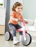 HAPE Tricicleta copii de echilibru cu 3 roti roz deschis cadru usor de aluminiu scaun reglabil roti fabricate din material spumant TPU moale si flexibil de la 18 luni