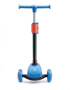 HAPE Trotineta pentru copii Glide Kick Scooter albastru cu ghidon reglabil si roti luminoase