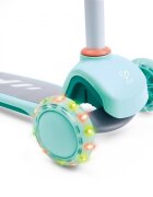 HAPE Trotineta pentru copii Glide Kick Scooter turcoaz cu ghidon reglabil si roti luminoase