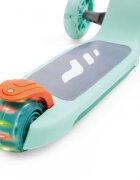 HAPE Trotineta pentru copii Glide Kick Scooter turcoaz cu ghidon reglabil si roti luminoase