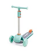 HAPE Trotineta pentru copii Glide Kick Scooter turcoaz cu ghidon reglabil si roti luminoase