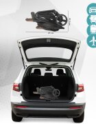 Hapi Carucior pentru copii Marlin Camo Green ultrapliabil cu pliere automata copertina cu protectie UV spatar reglabil pozitie verticala dupa pliere certificat pana la 22 kg