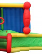 Happy Hop Saltea gonflabil Play Center 6 in 1 cu spaiu de crat loc de joac cu bile co de baschet si tunel