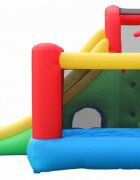 Happy Hop Saltea gonflabil Play Center 6 in 1 cu spaiu de crat loc de joac cu bile co de baschet si tunel