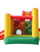 Happy Hop Saltea gonflabila 11 in 1 cu tobogan spatiu de catarat loc de joaca cu bile cos de baschet si darts