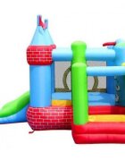 Happy Hop Saltea gonflabila Castel cu loc de joaca cu bile