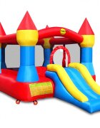 Happy Hop Saltea gonflabila Castel cu loc pentru sarit si tobogan