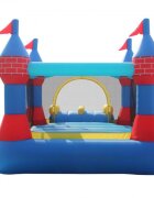 Happy Hop Saltea gonflabila Castel cu tobogan dublu si loc pentru sarituri