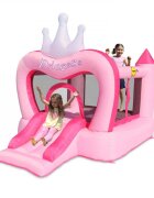 Happy Hop Saltea gonflabila Castel Printese cu loc de joaca si tobogan
