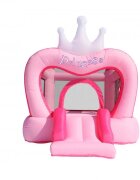 Happy Hop Saltea gonflabila Castel Printese cu loc de joaca si tobogan