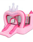 Happy Hop Saltea gonflabila Castel Printese cu loc de joaca si tobogan