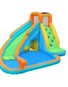 Happy Hop Saltea gonflabila cu piscina tun cu apa tobogan si loc de catarat