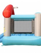 Happy Hop Saltea gonflabila Fun House cu tobogan loc pentru sarituri si cos de baschet