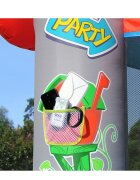 Happy Hop Saltea gonflabila Fun House cu tobogan loc pentru sarituri si cos de baschet