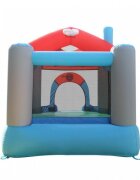 Happy Hop Saltea gonflabila Fun House cu tobogan loc pentru sarituri si cos de baschet