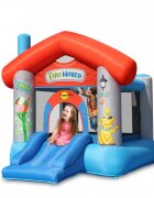 Happy Hop Saltea gonflabila Fun House cu tobogan loc pentru sarituri si cos de baschet