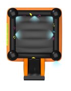 Happy Hop Saltea gonflabila interactiva Kidz Rock cu loc pentru sarituri tobogan si 6 paduri cu lumini si sunete
