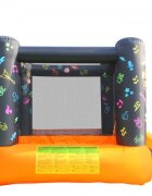 Happy Hop Saltea gonflabila interactiva Kidz Rock cu loc pentru sarituri tobogan si 6 paduri cu lumini si sunete