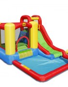 Happy Hop Saltea gonflabila JumpSplash cu piscina tun cu apa tobogan si spatiu de catarat