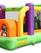 Happy Hop Saltea gonflabila Obstacle Course cu spatiu de catarat doua tobogane loc pentru sarit si doua tunele