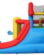Happy Hop Saltea gonflabila Play Center 7 in 1 cu doua tobogane spatiu de catarat loc pentru sarituri si loc de joaca cu bile