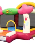 Happy Hop Saltea gonflabila profesionala Party cu tobogan si spatiu pentru sarituri