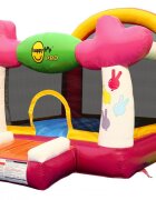 Happy Hop Saltea gonflabila profesionala Party cu tobogan si spatiu pentru sarituri