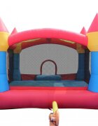 Happy Hop Saltea gonflabila Super Castel cu tobogan spatiu pentru sarituri i parasolar detasabil