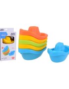 Happy World Set 6 barcute pentru baie Multicolor