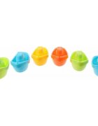 Happy World Set 6 barcute pentru baie Multicolor