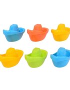 Happy World Set 6 barcute pentru baie Multicolor