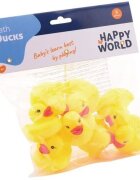 Happy World Set 8 ratuste din cauciuc pentru baie 5.5x5.5x4 cm