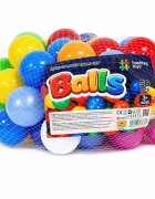 Hashtag Toys Set 50 de mingi din plastic cu diametrul de 6 cm