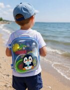 Hashtag Toys Set micul calator rucsac albastru pentru nisip