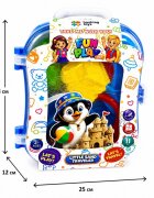 Hashtag Toys Set micul calator rucsac albastru pentru nisip