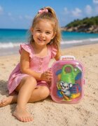 Hashtag Toys Set micul calator rucsac roz pentru nisip