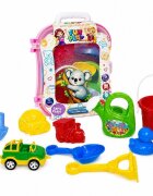 Hashtag Toys Set micul calator rucsac roz pentru nisip