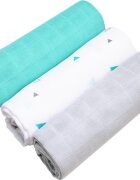 Hausmann (A-Haberkorn) Scutece muselina colorate 3set 70x70cm Hausmann
