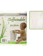 Hausmann (A-Haberkorn) Set 10 scutece din muselina Hausmann albe 70x70 cm