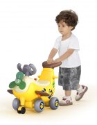 Hola Avion interactiv 4 in 1 ride on si maner de impingere banana