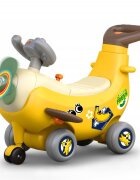 Hola Avion interactiv 4 in 1 ride on si maner de impingere banana