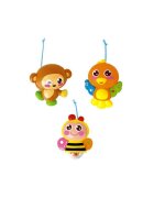 Hola Carusel muzical pentru patut copii Sleepy Animals cu lampa de vegheunitate muzicala atasabila pe patut13 sunete si cantece de leaganjucarii detasabile cu zornaitoarevolum reglabil