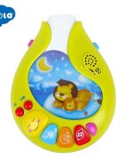 Hola Carusel muzical pentru patut copii Sleepy Animals cu lampa de vegheunitate muzicala atasabila pe patut13 sunete si cantece de leaganjucarii detasabile cu zornaitoarevolum reglabil