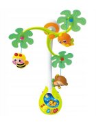 Hola Carusel muzical pentru patut copii Sleepy Animals cu lampa de vegheunitate muzicala atasabila pe patut13 sunete si cantece de leaganjucarii detasabile cu zornaitoarevolum reglabil