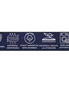 Homibon Husa impermeabila pentru saltea bebe Alb 60x120+20 cm lavabila la masina bumbac cu membrana TPU