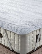Homibon Protectie impermeabila matlasata Premium pentru saltea Alb 200x200 cm anti acarieni lavabila la masina bumbac cu membrana TPU